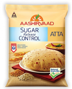 Aashirvaad Sugar Release Control Atta, 1kg